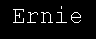 Text Box: Ernie